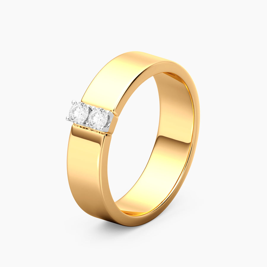 Lab-Grown Duo Band Ring