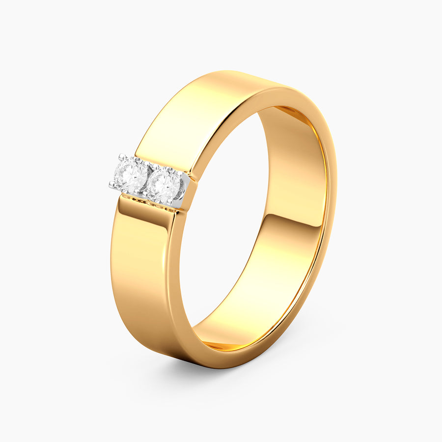 Lab-Grown Duo Band Ring