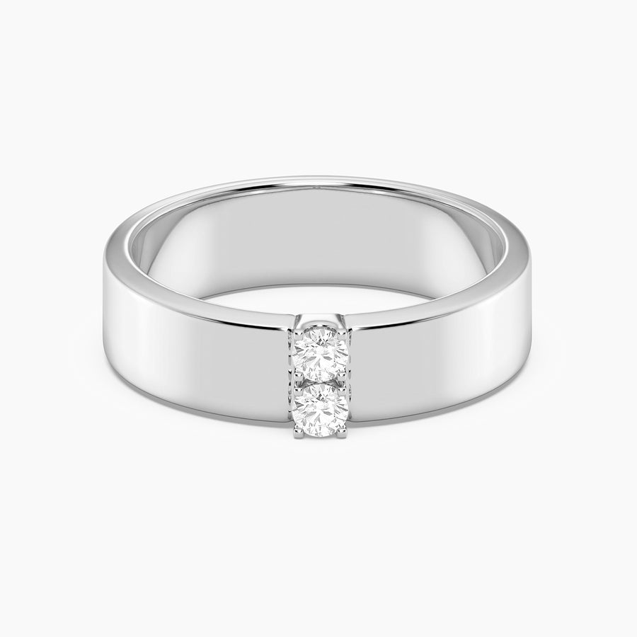Lab-Grown Duo Band Ring