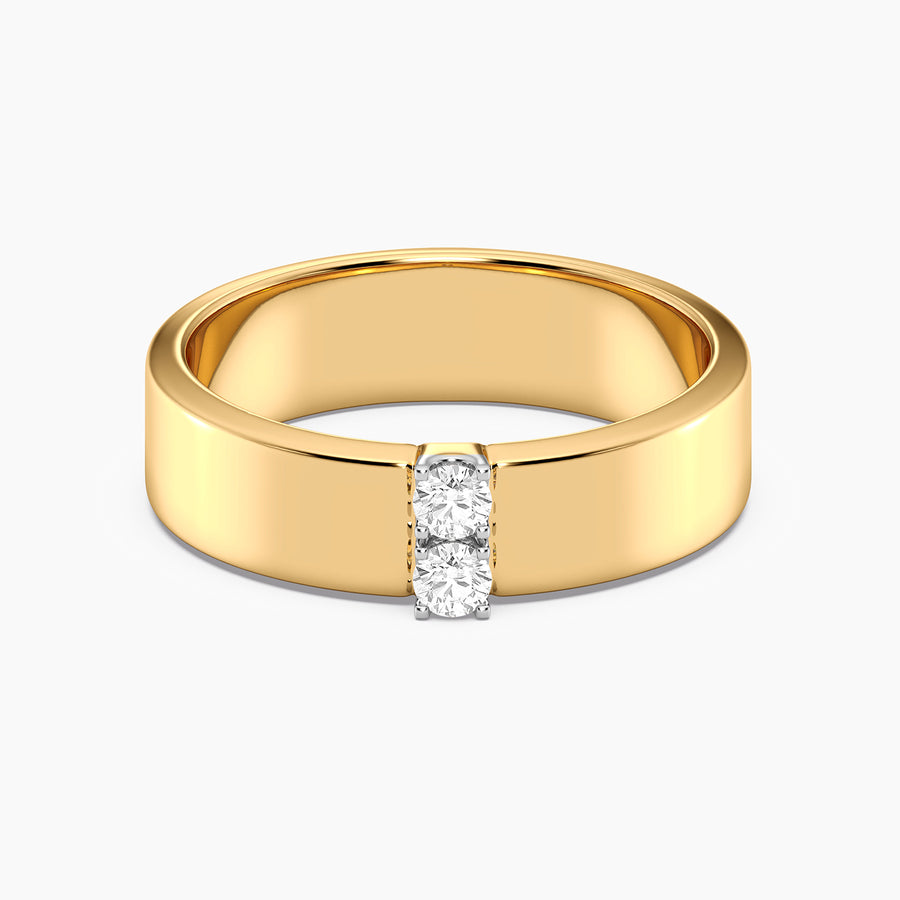 Lab-Grown Duo Band Ring