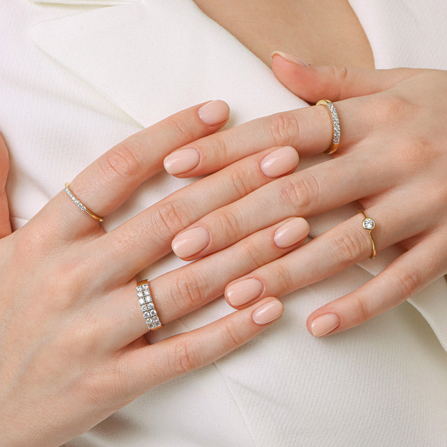 Lab-Grown 0.18 Ct Stars of The Show Stackable Ring