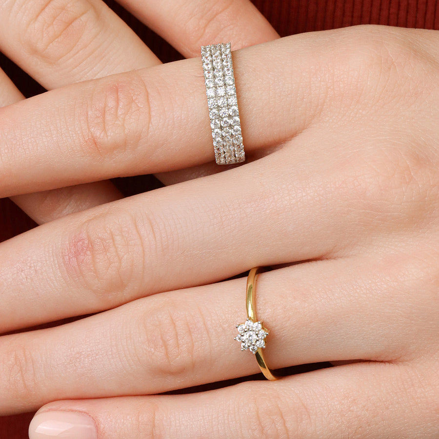Lab-Grown 0.13 Ct Bloom Ring