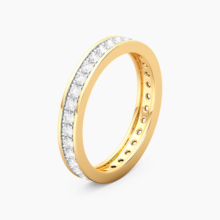 Lab-Grown Infinity Ring