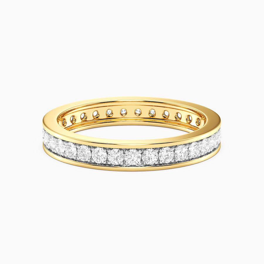 Lab-Grown Infinity Ring