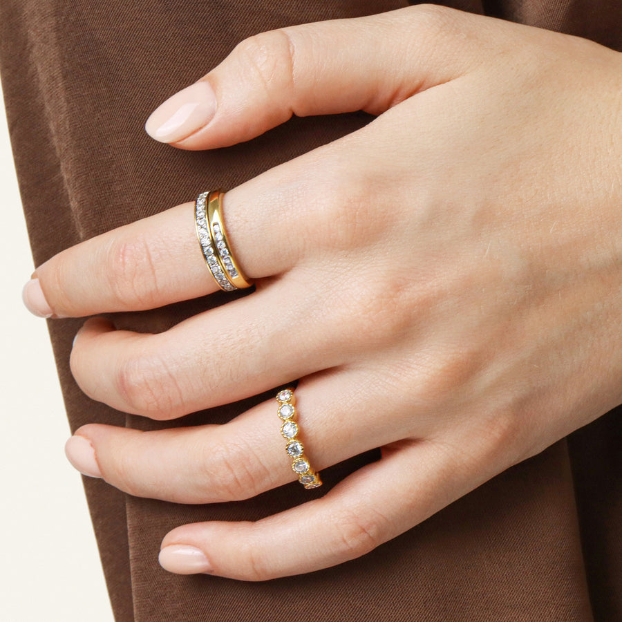 Lab-Grown Infinity Ring