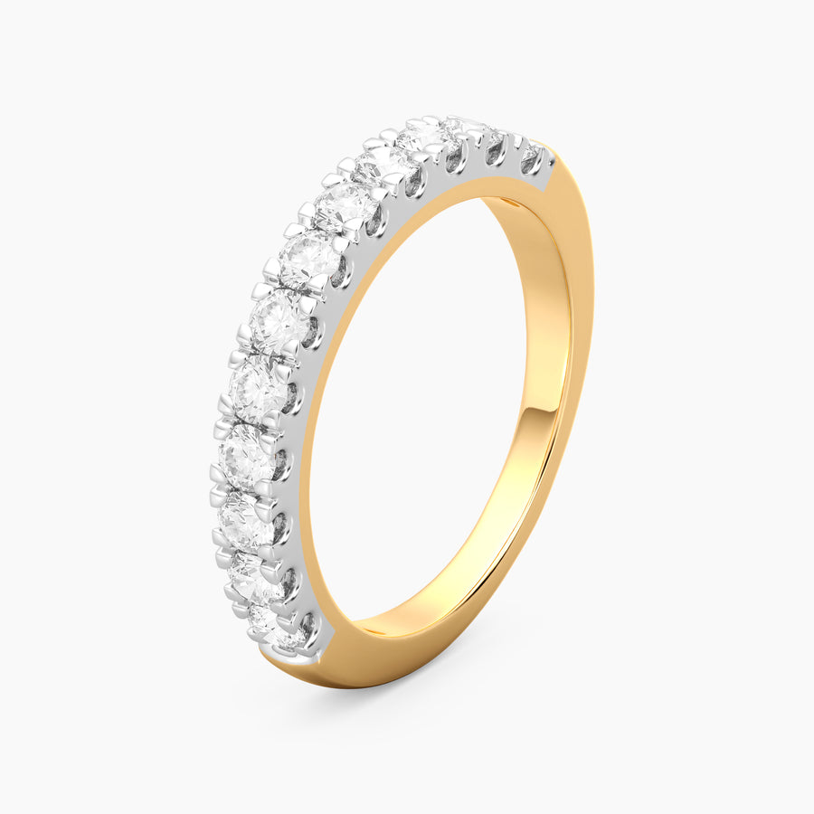 Lab-Grown  Golden Brilliance Ring