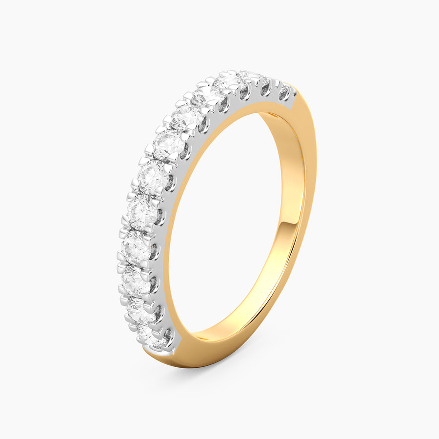 Lab-Grown  Golden Brilliance Ring