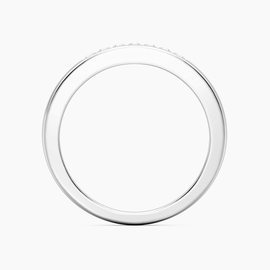 Lab-Grown  0.13  Ct Stackable Symmetry Ring