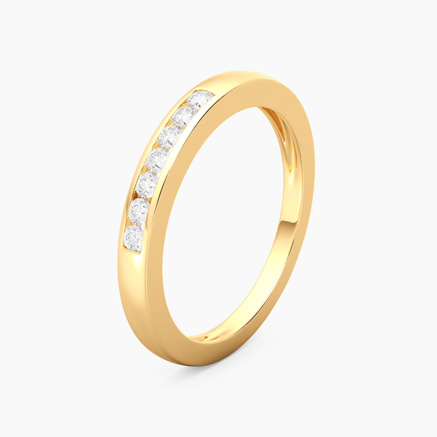 Lab-Grown 0.18 Ct Stackable Symmetry Ring