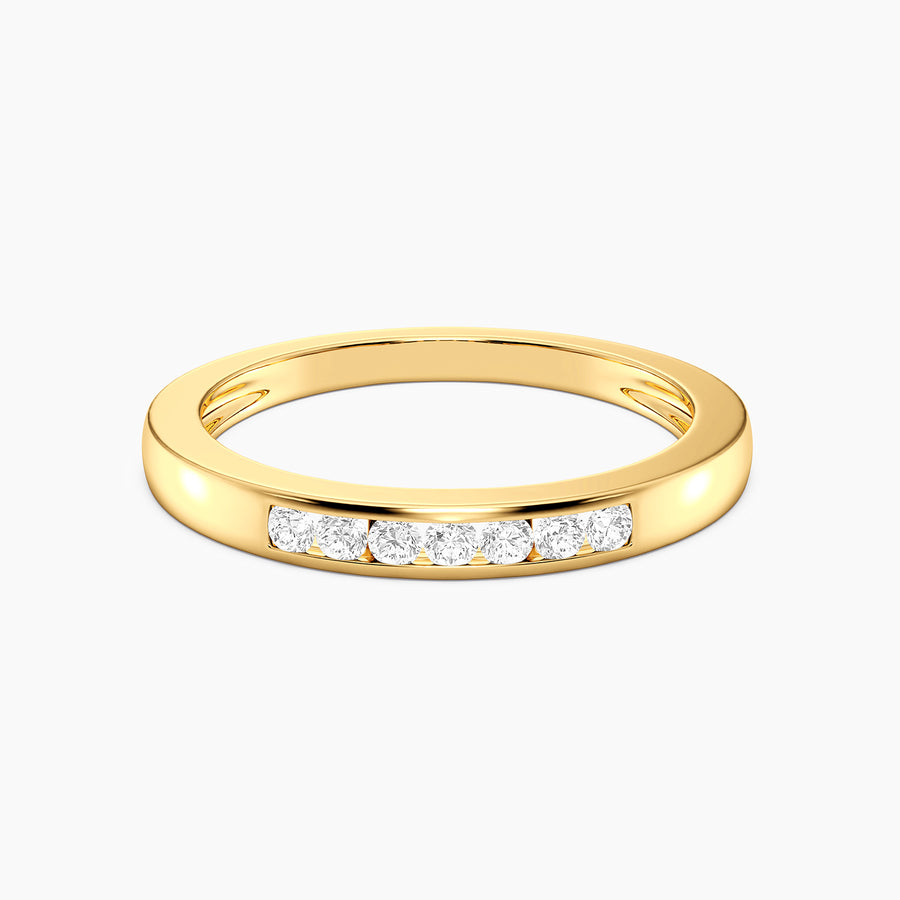 Lab-Grown 0.18 Ct Stackable Symmetry Ring