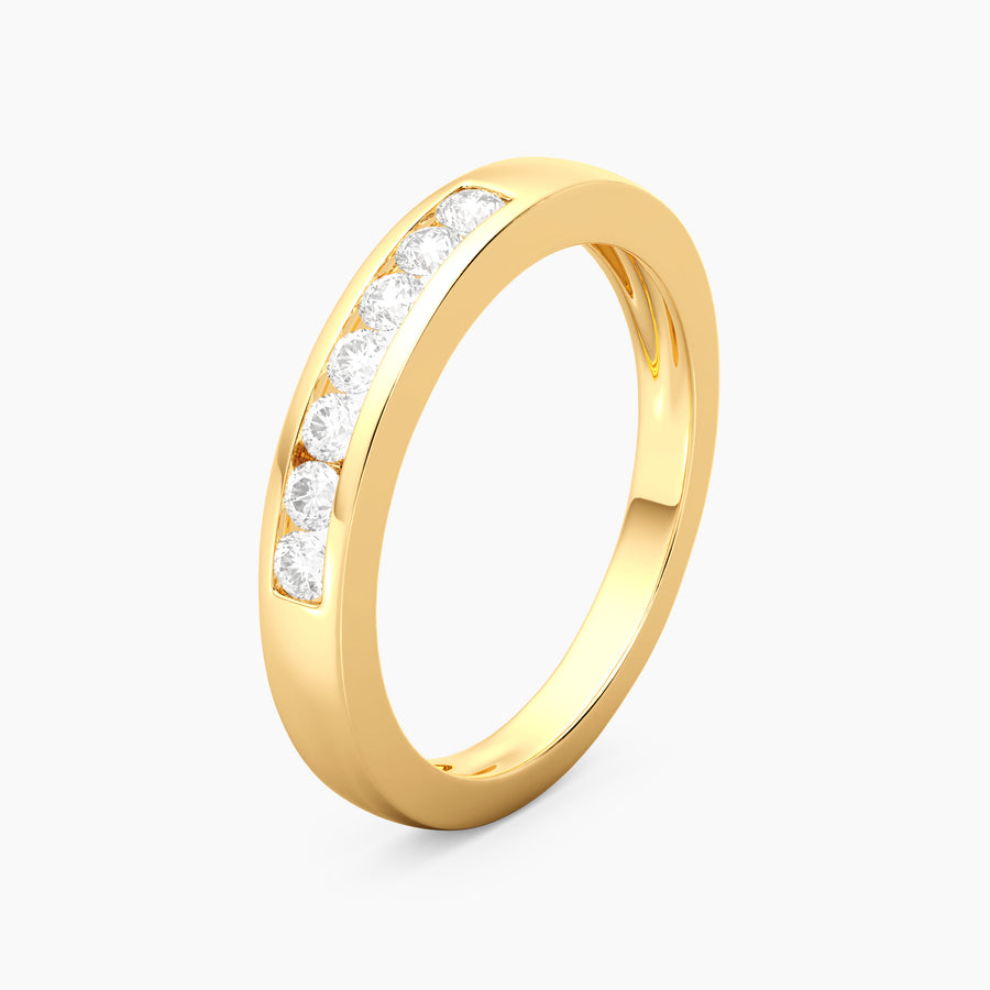 Lab-Grown 0.24 Ct Stackable Symmetry Ring