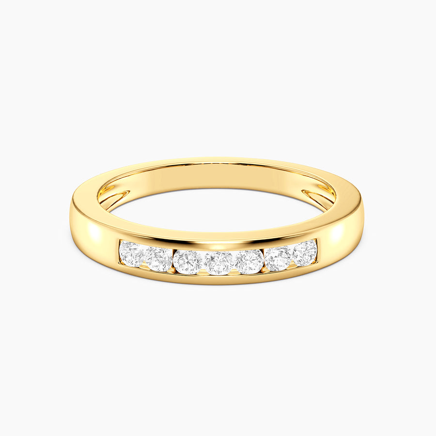 Lab-Grown 0.24 Ct Stackable Symmetry Ring