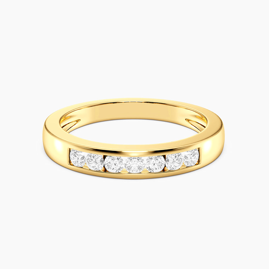 Lab-Grown 0.29 Ct Stackable Symmetry Ring