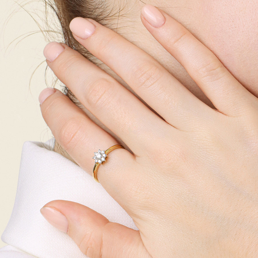 Lab-Grown 0.2 Ct Bloom Ring