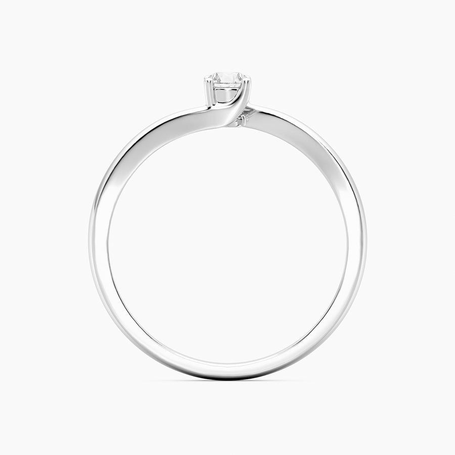 Lab-Grown 0.13 Ct Twist & Turn Solo Ring