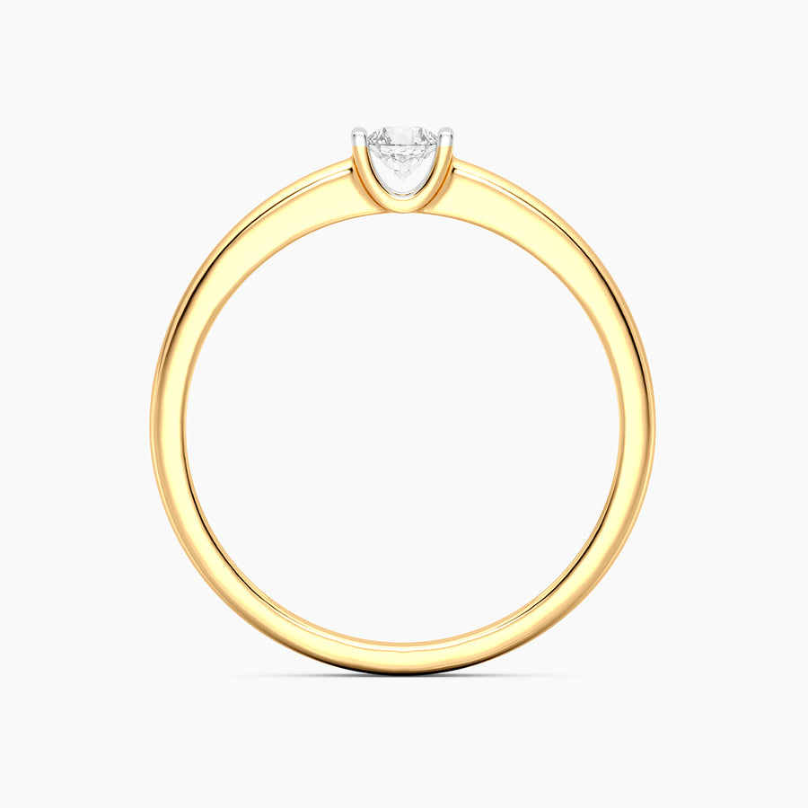 Lab-Grown 0.11 Ct Twin Bar Stackable Ring