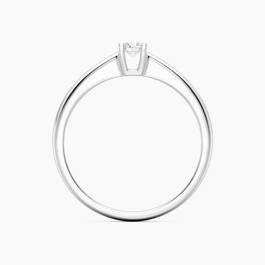 Lab-Grown 0.13 Ct Pillars Solo Ring