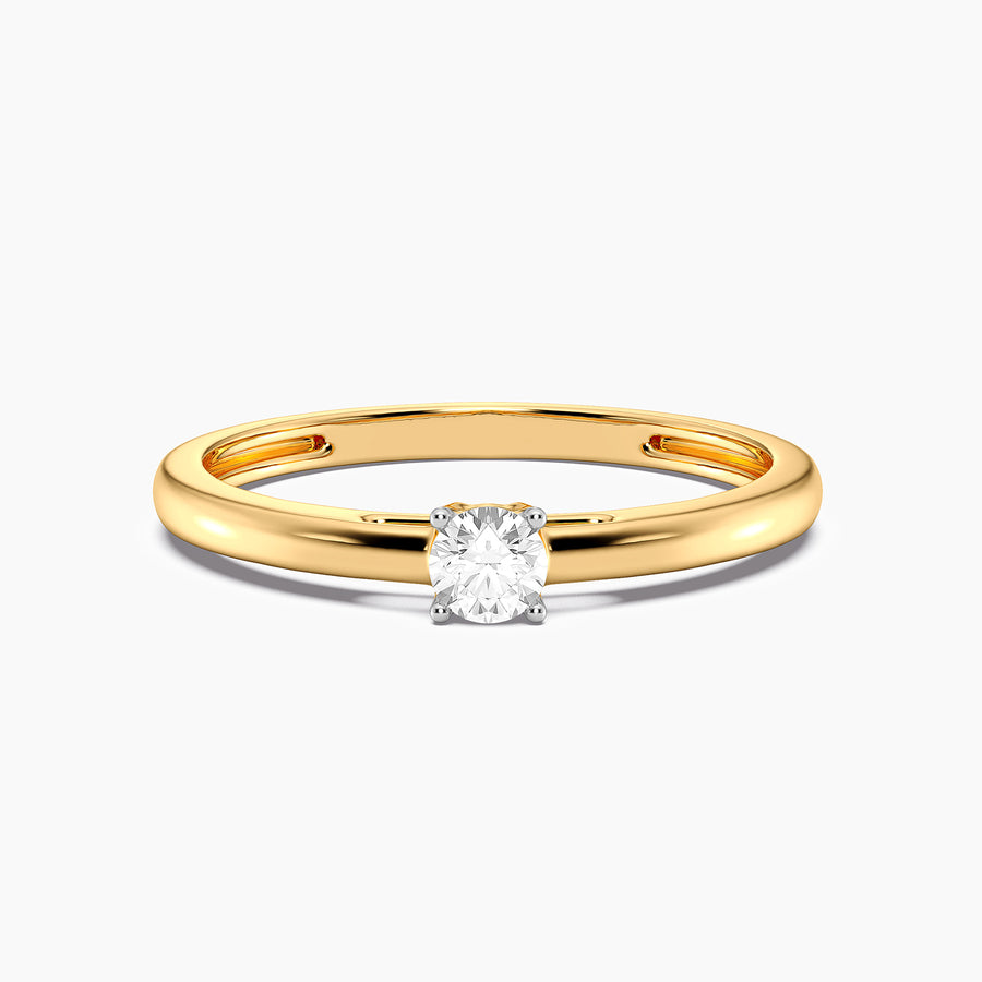 Lab-Grown 0.13 Ct Signature Solo Ring
