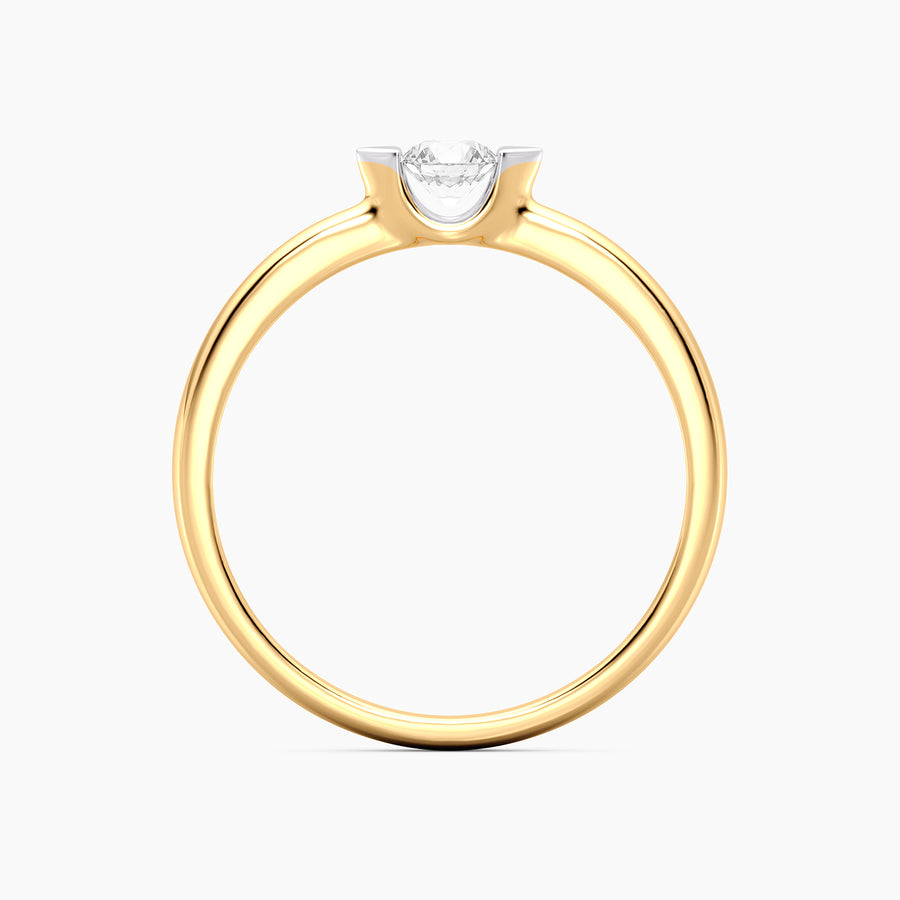 Lab-Grown 0.20 Ct Cape Solo Ring