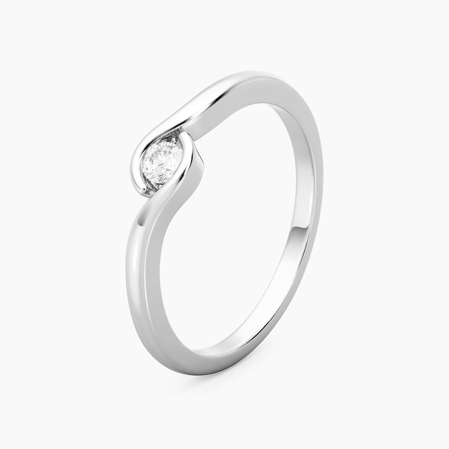 Lab-Grown 0.11 Ct Palms Ring