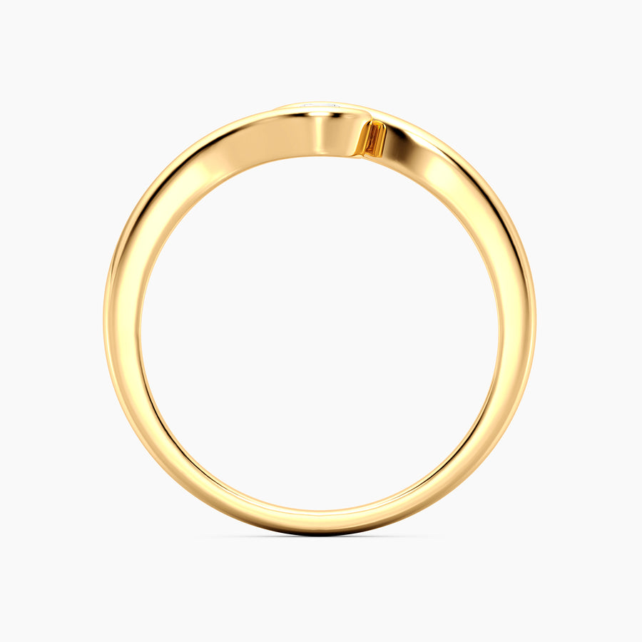 Lab-Grown 0.11 Ct Palms Ring