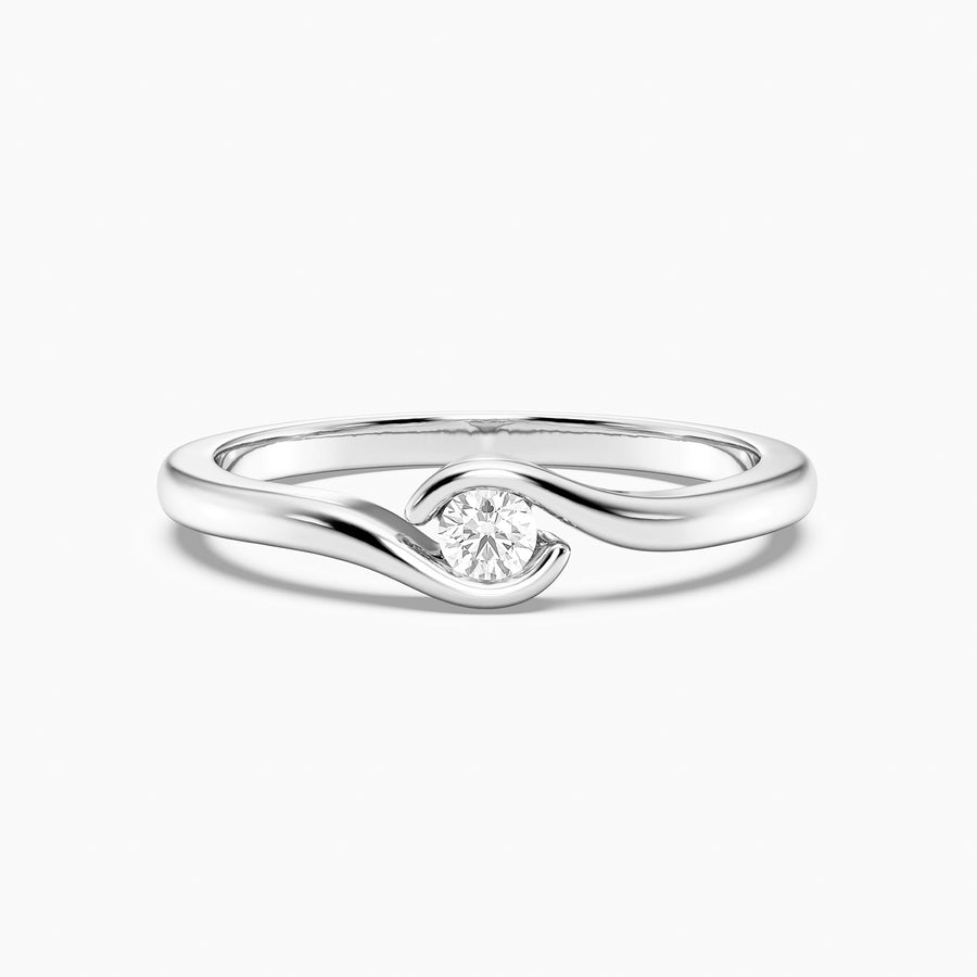 Lab-Grown 0.11 Ct Palms Ring