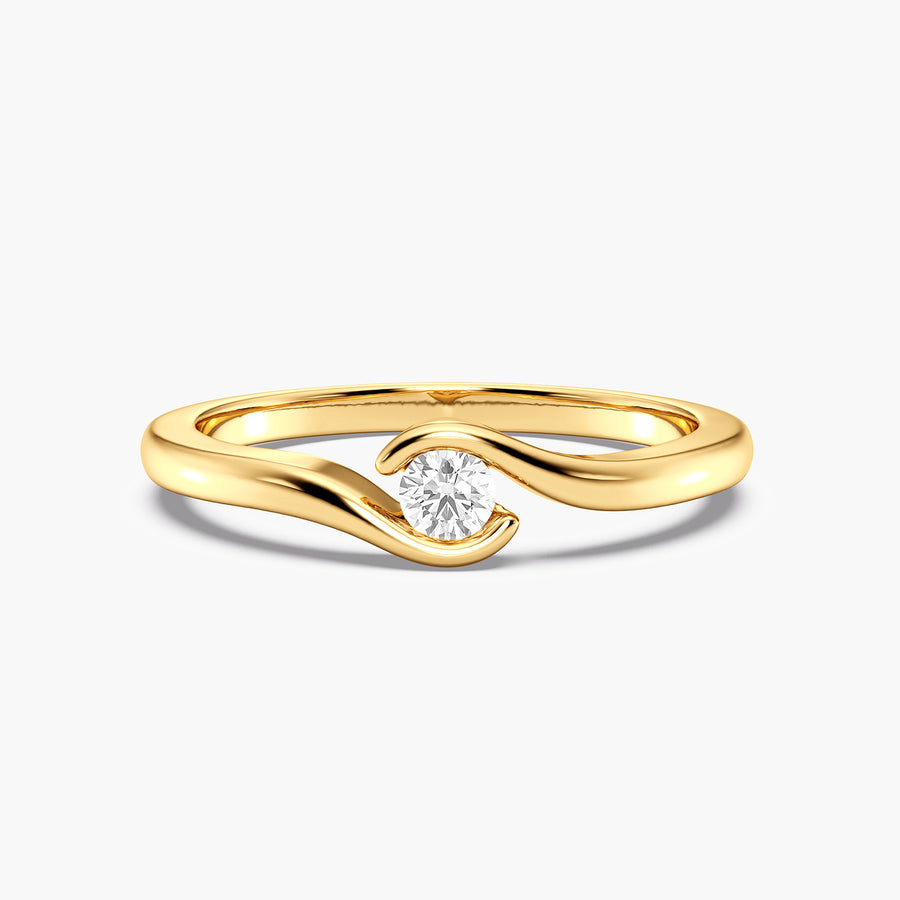 Lab-Grown 0.13 Ct Palms Ring