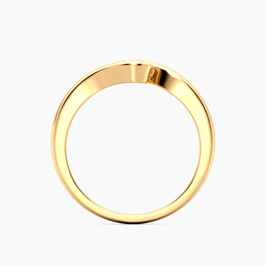 Lab-Grown 0.2 Ct Palms Ring