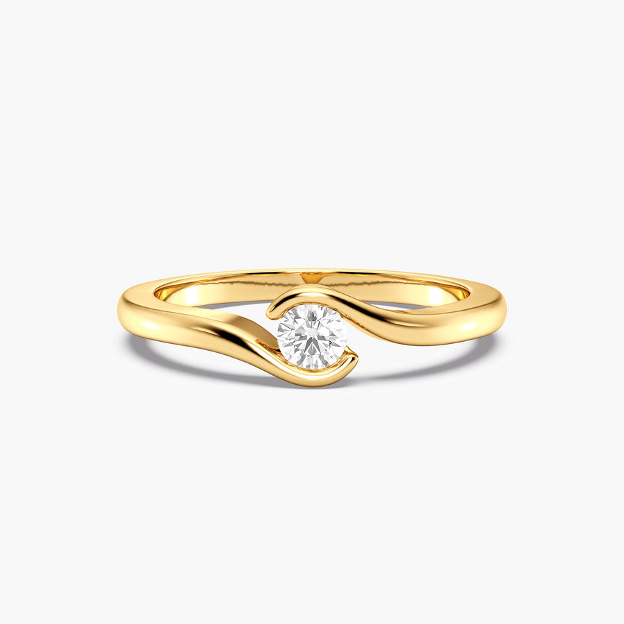 Lab-Grown 0.2 Ct Palms Ring