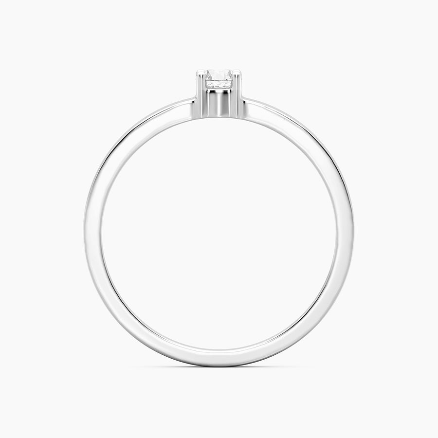 Lab-Grown 0.11 Ct Diamond Solo Band Ring