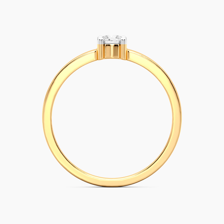 Lab-Grown 0.20 Ct Diamond Solo Band Ring
