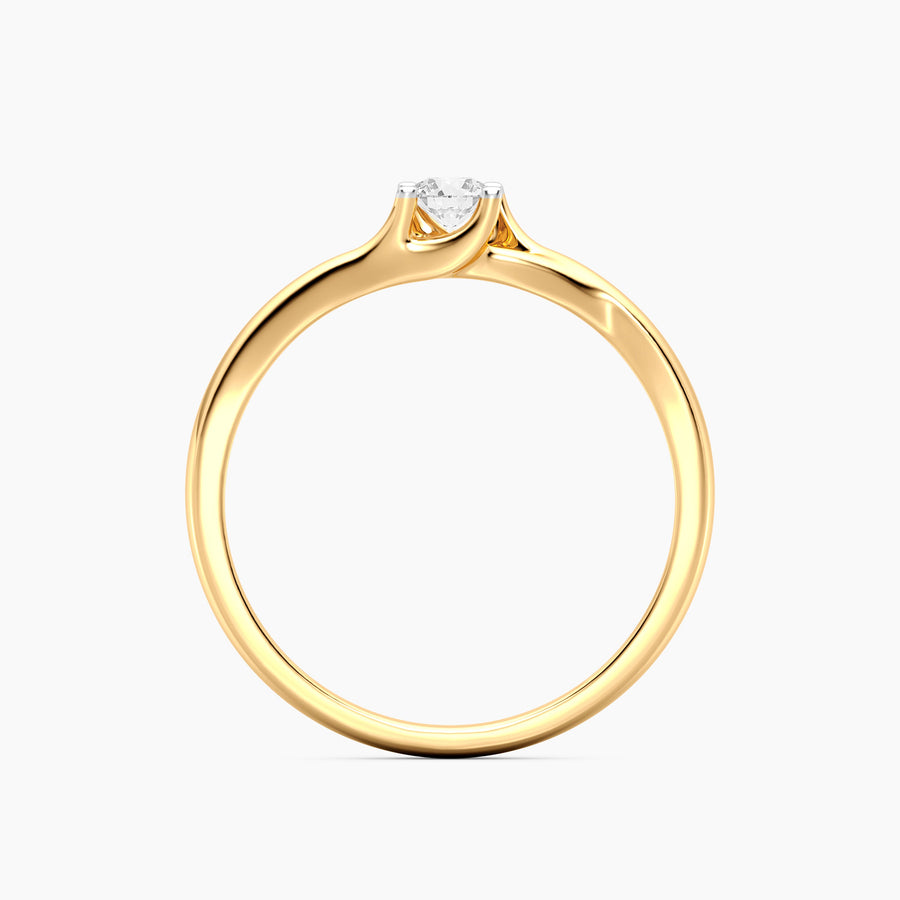 Lab-Grown 0.13 Ct Roots Solo Ring