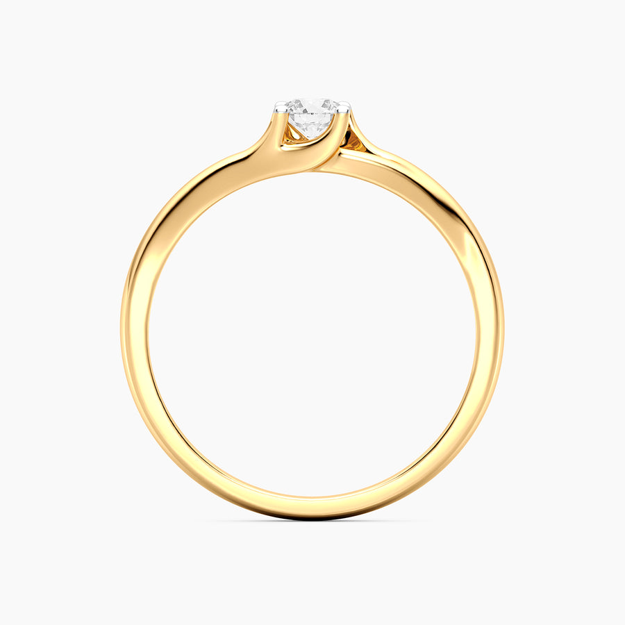 Lab-Grown 0.20 Ct Roots Solo Ring