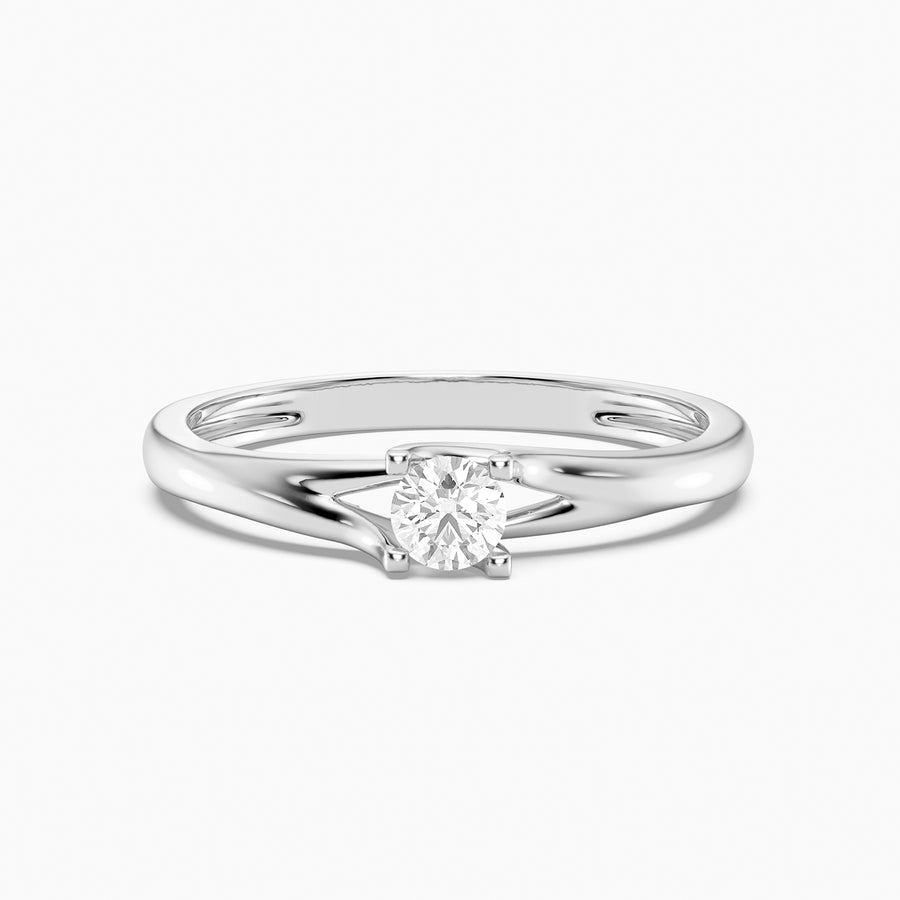 Lab-Grown 0.20 Ct Roots Solo Ring