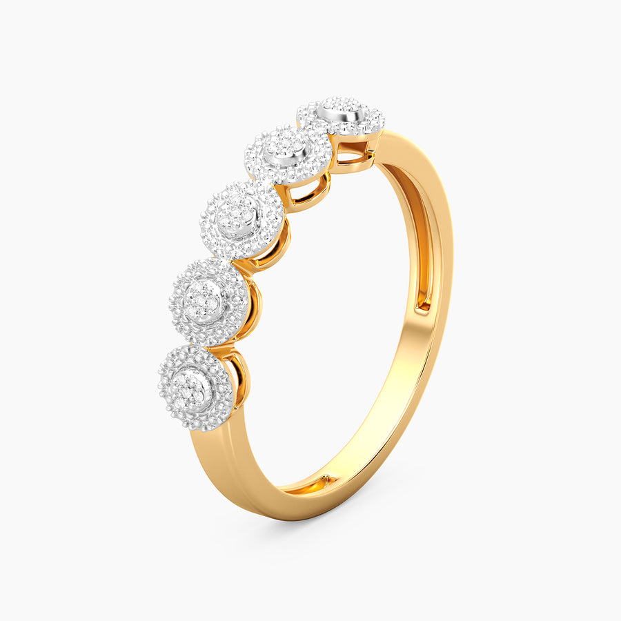 Lab-Grown Diamond Bezel Stackable Ring