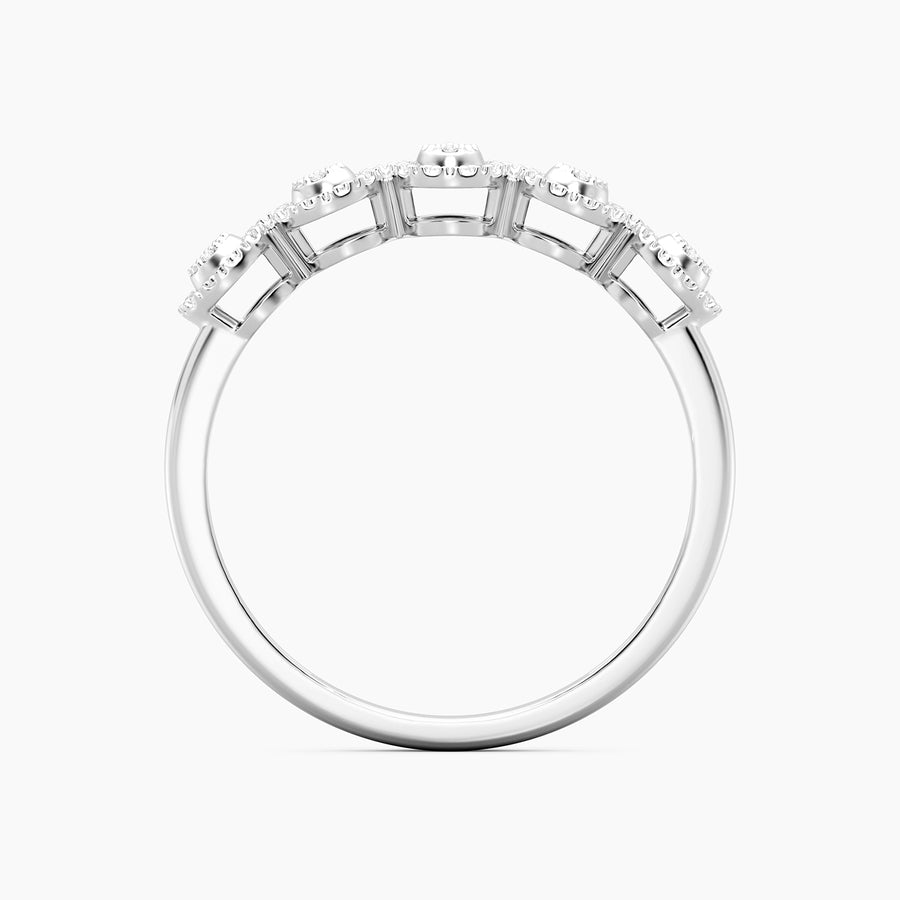 Lab-Grown Diamond Bezel Stackable Ring