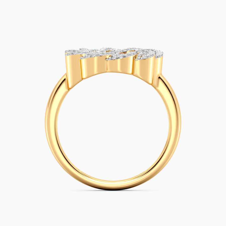Lab-Grown Family Knot Statement Ring