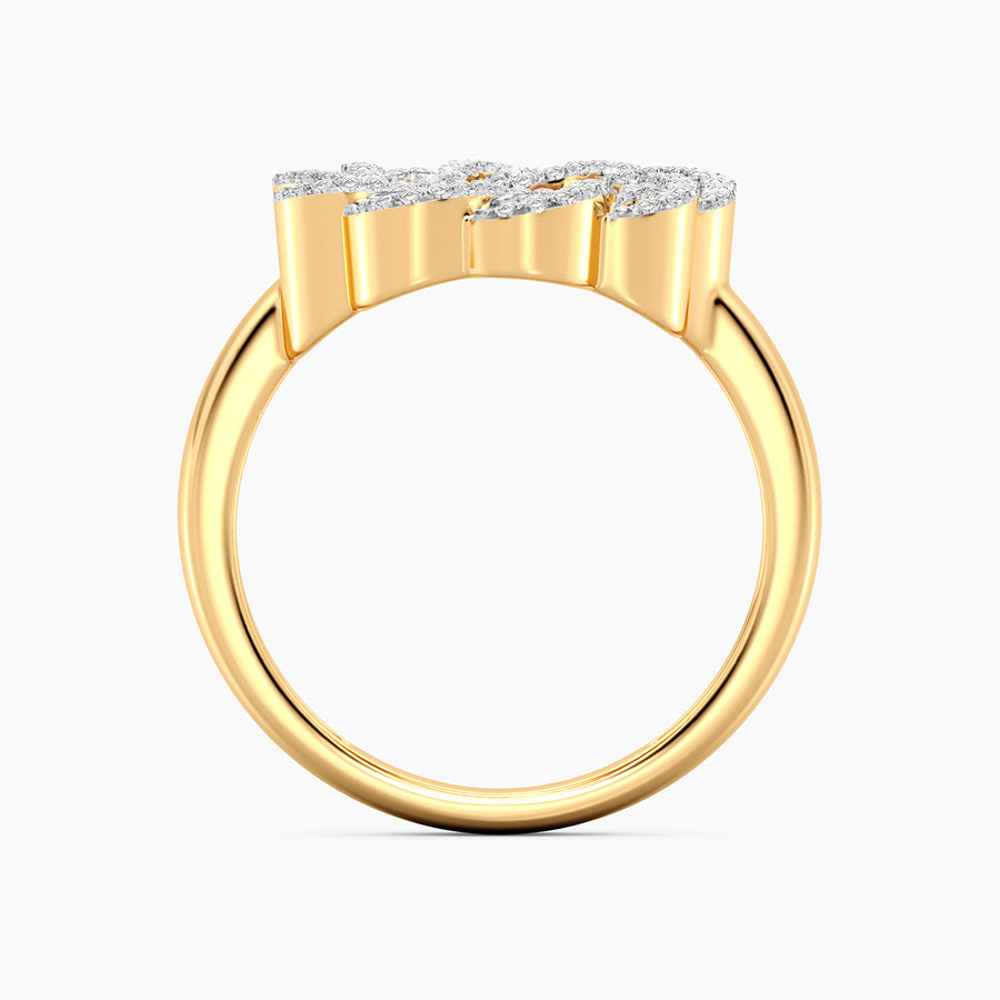 Lab-Grown Family Knot Statement Ring