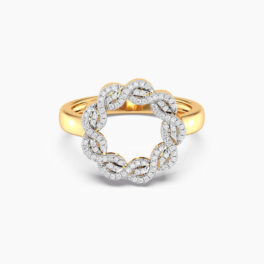 Lab-Grown Family Knot Statement Ring