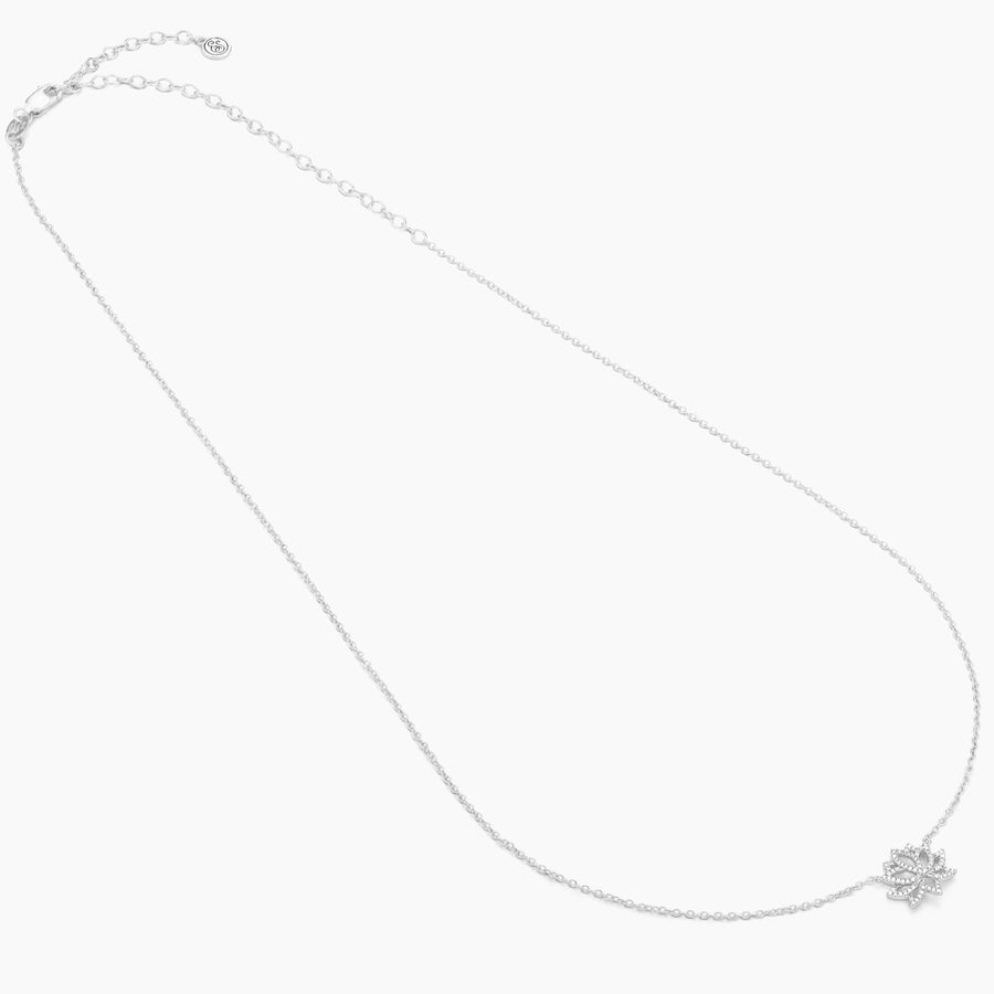Blooming Lotus Pendant Necklace