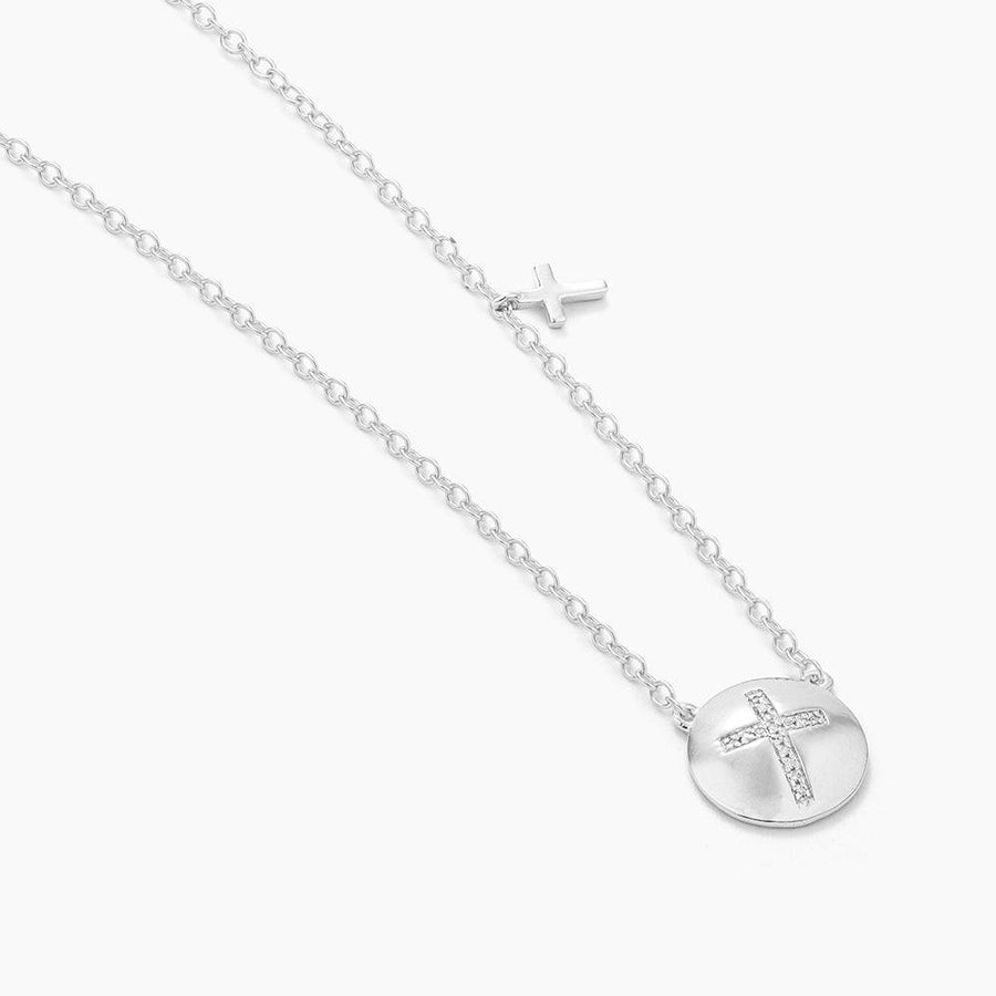 Cross Circle Pendant Necklace - Ella Stein 