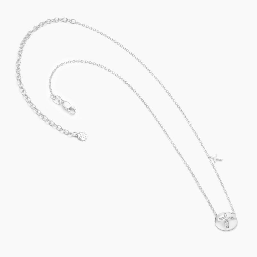 Cross Circle Pendant Necklace - Ella Stein 