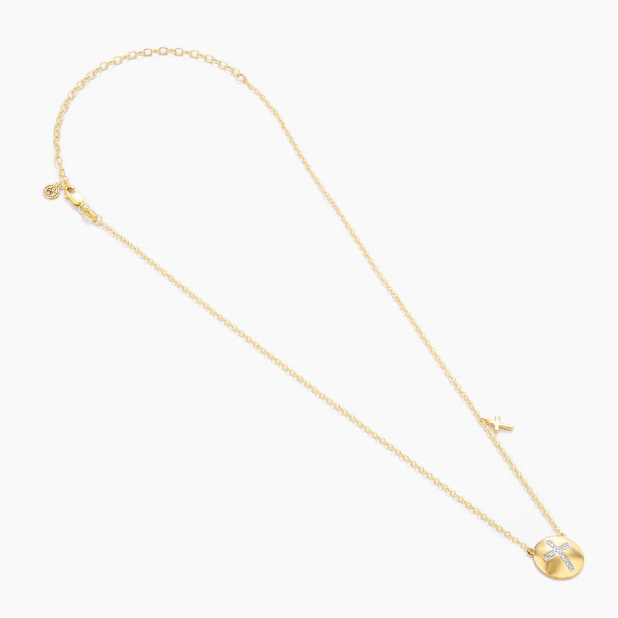 Cross Circle Pendant Necklace - Ella Stein 