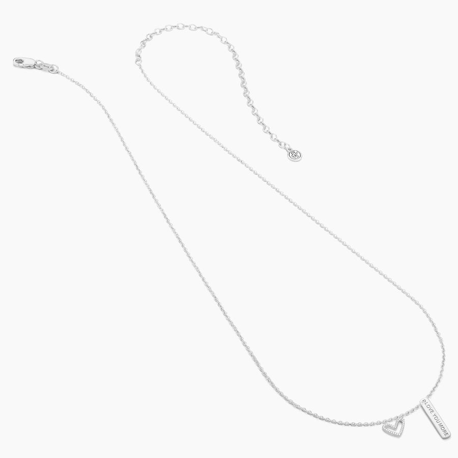 I Love You More Pendant Necklace