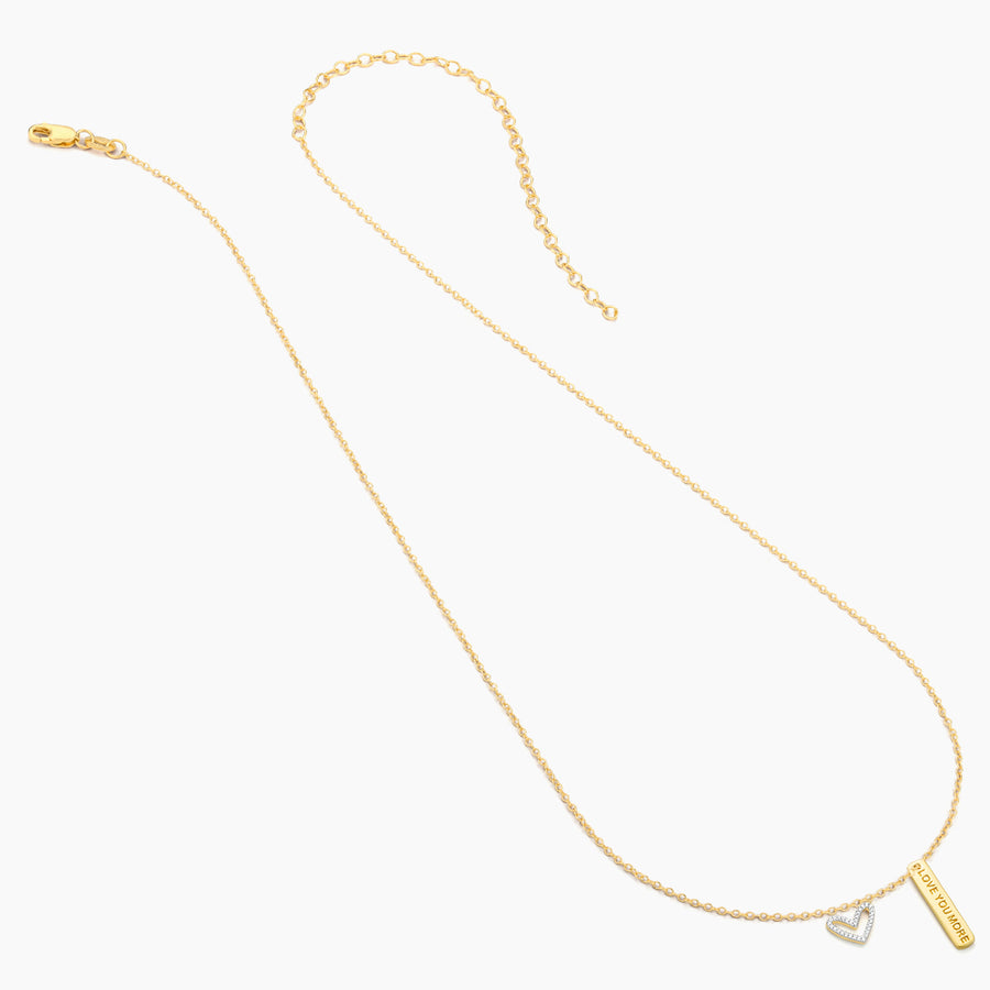 I Love You More Pendant Necklace