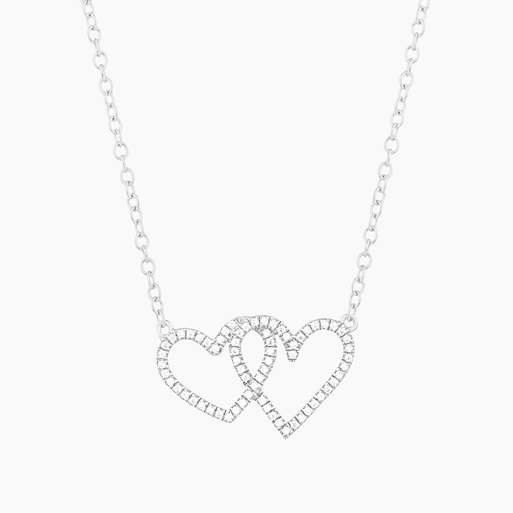 Buy Two Hearts Pendant Necklace Online | Best Valentines Day