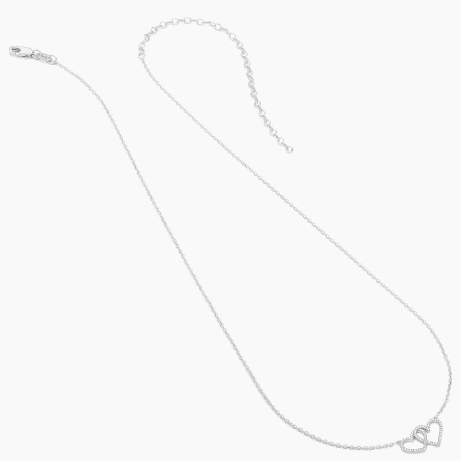 Two Hearts Pendant Necklace