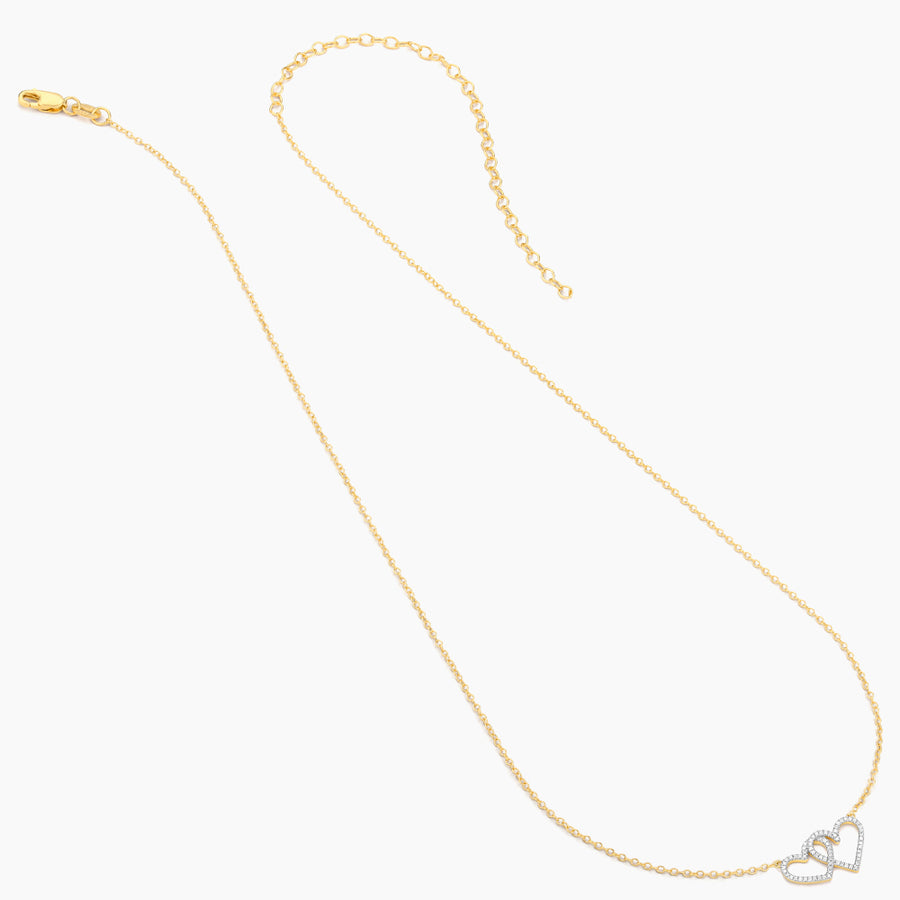 Two Hearts Pendant Necklace