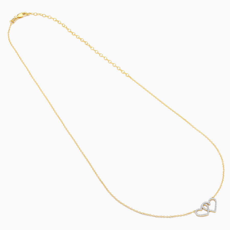 Two Hearts Pendant Necklace