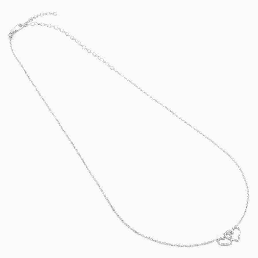 Two Hearts Pendant Necklace
